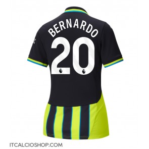 Manchester City Bernardo Silva #20 Seconda Maglia Femmina 2024-25 Manica Corta